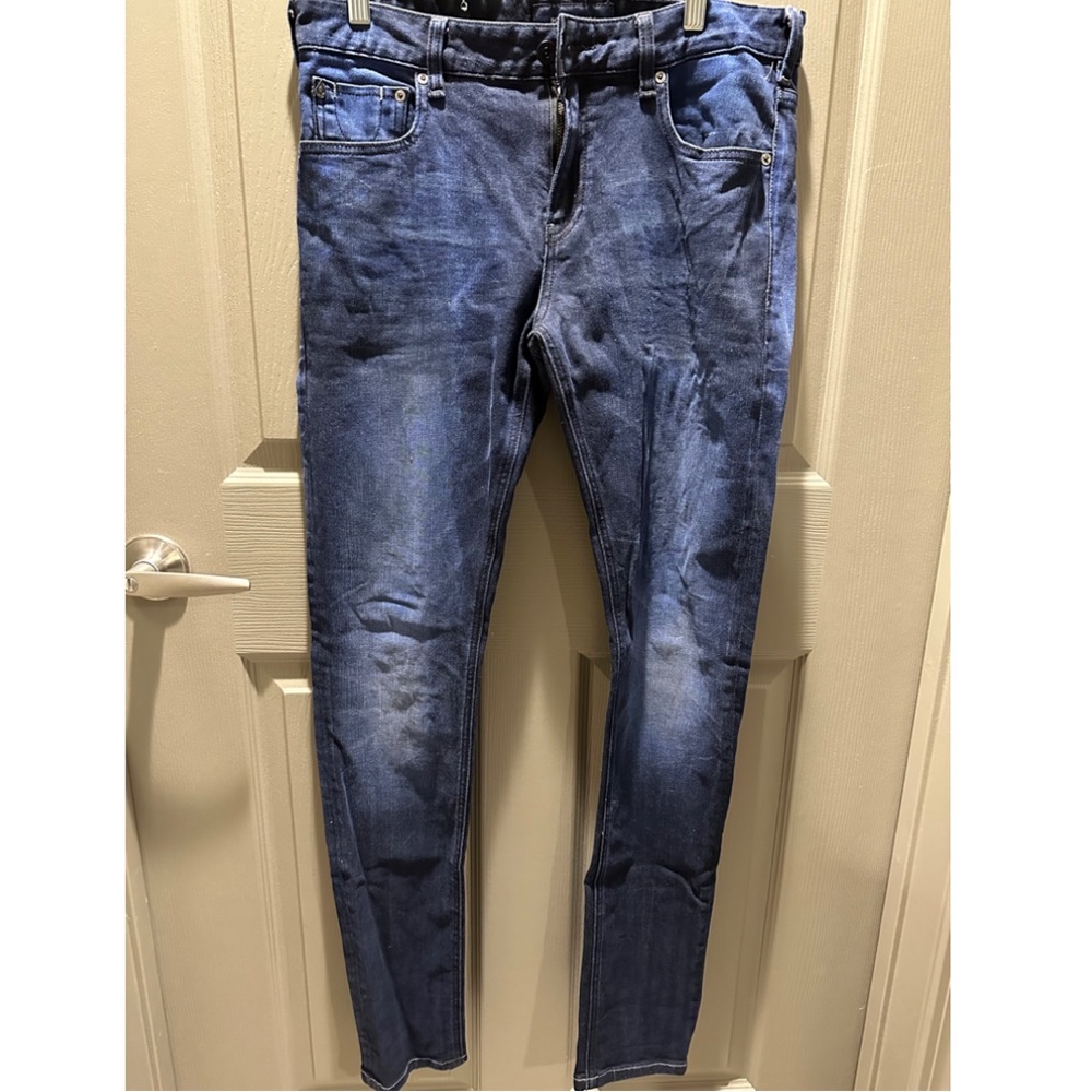 Scotch and Soda Mens Blue Jeans